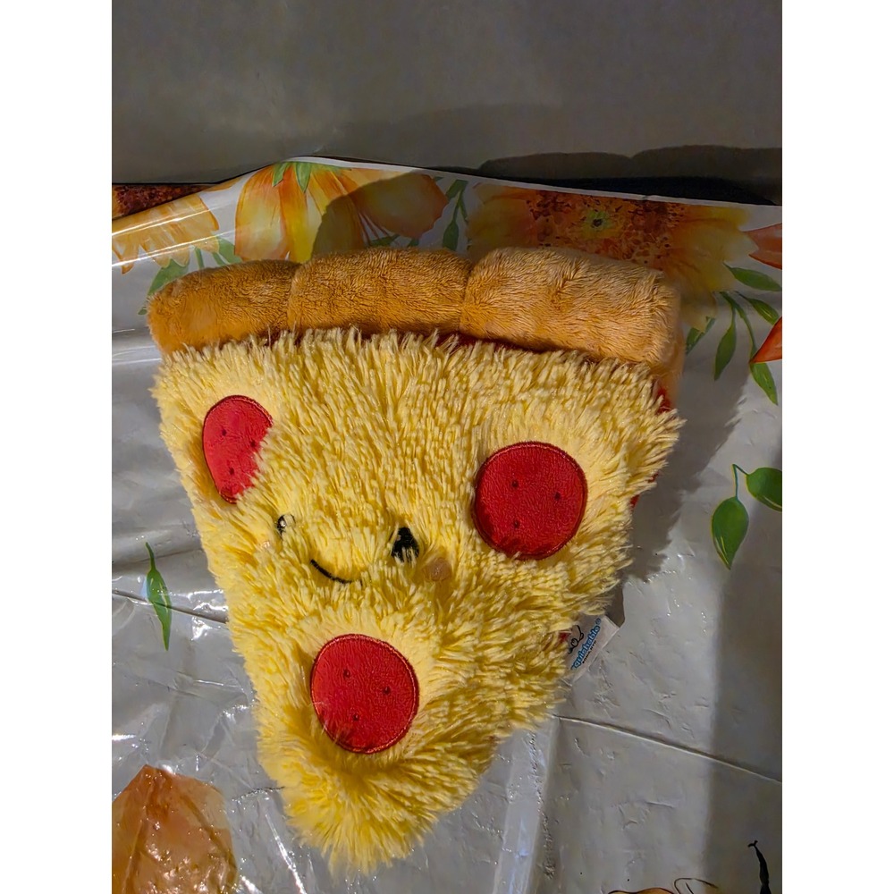 Squishable Comfort Food Pizza Slice Plush Yellow Pepperoni Stuffed Toy Soho NYC